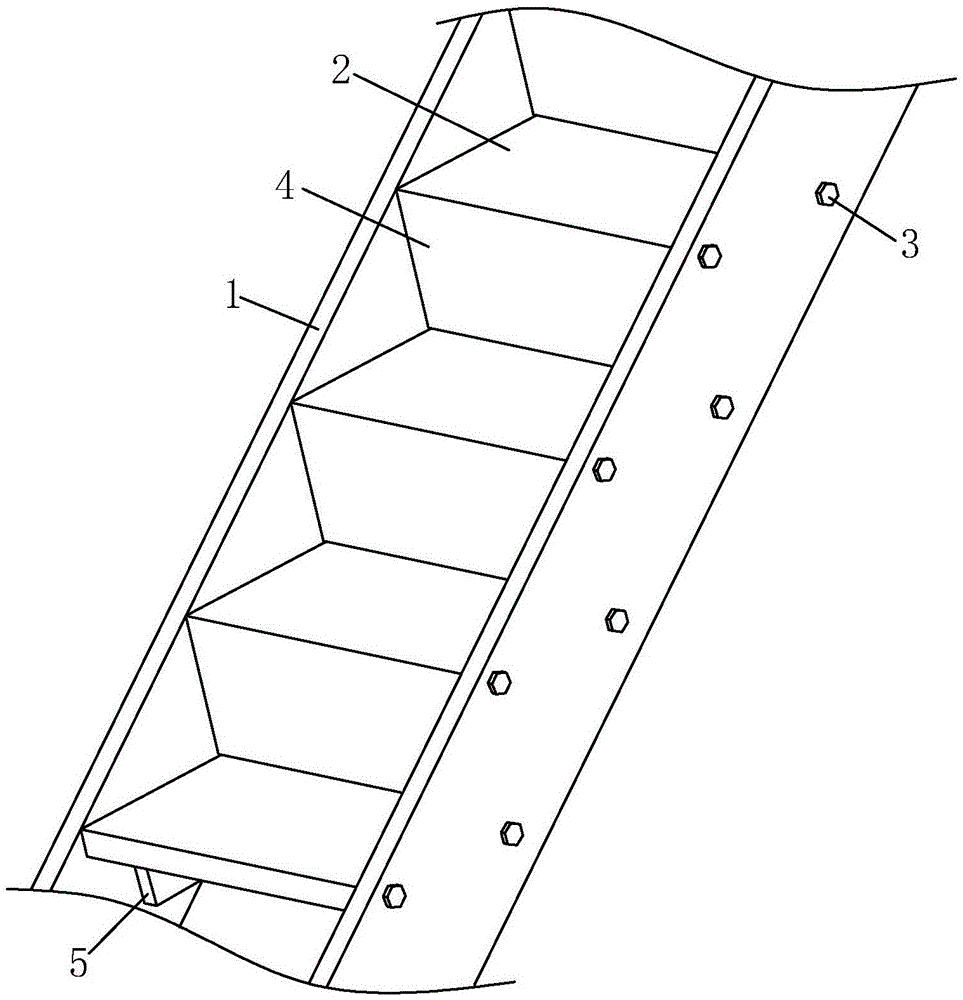 一种钢结构台阶的制作方法