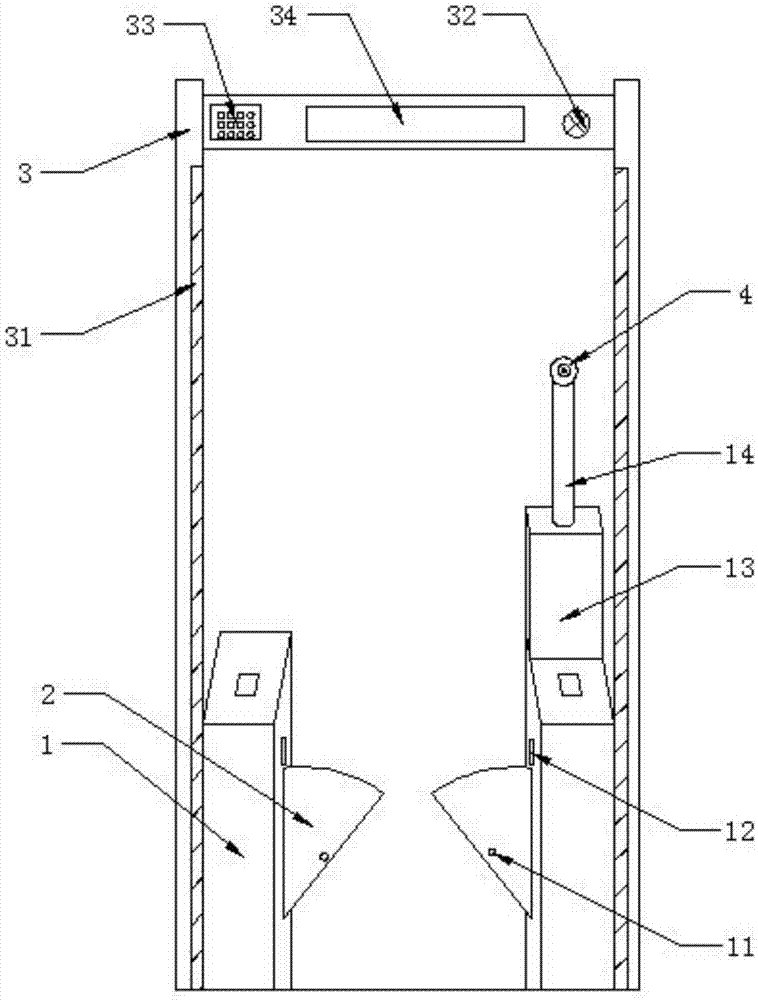 一种具有安检功能的闸机的制作方法