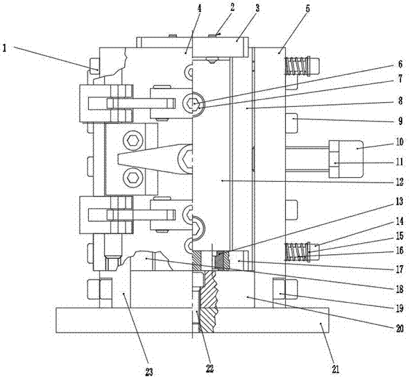 交流牵引电机主极铁芯叠压工装的制作方法