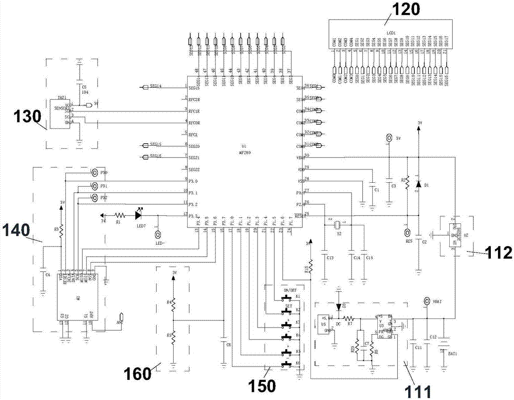 家用温湿度控制器的发射机装置的制作方法