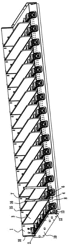 一种链带式自动售货机的载货层架结构的制作方法
