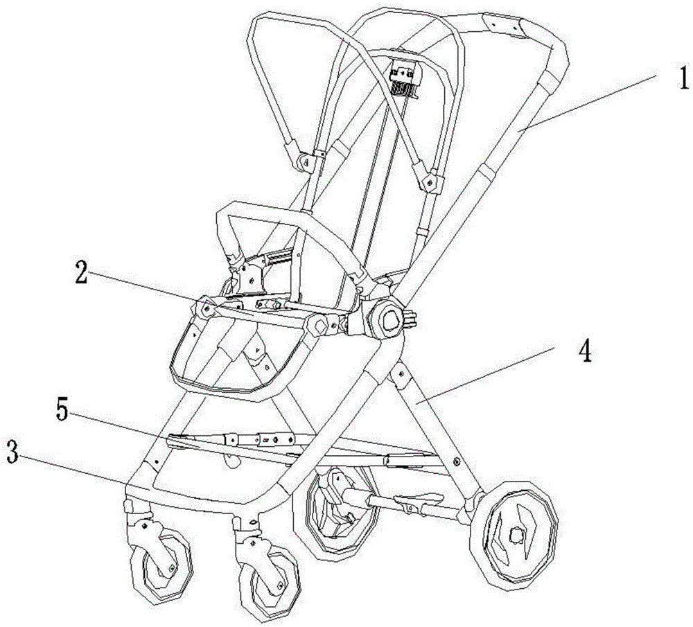 一种可双向折叠的婴儿手推车的制作方法