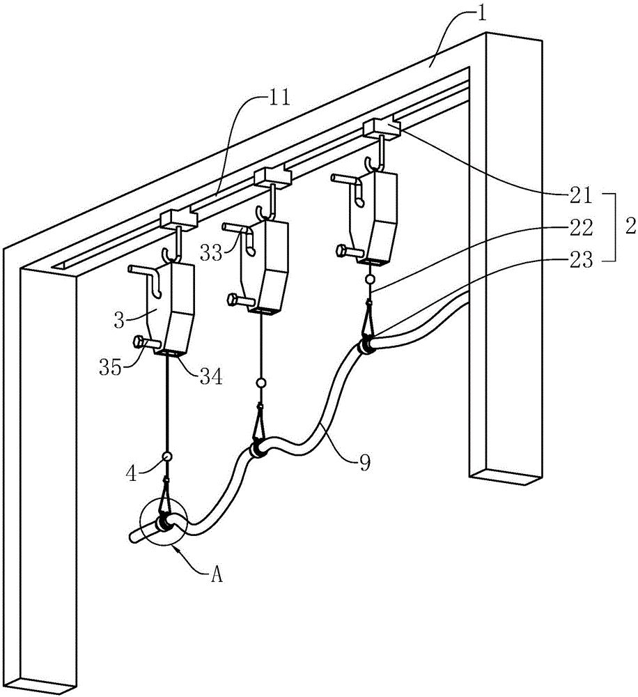 一种三维激光切割机的电线缠绕装置的制作方法