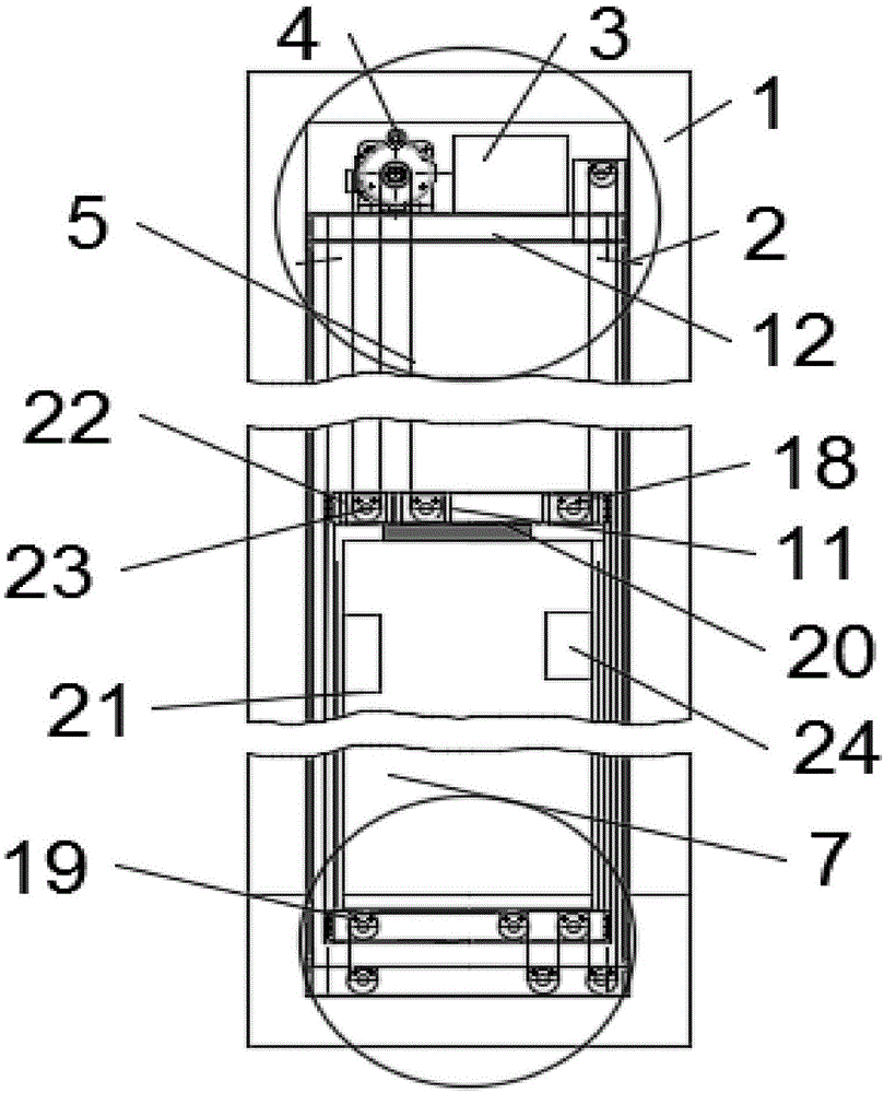 一种无平衡重的强制驱动电梯的制作方法