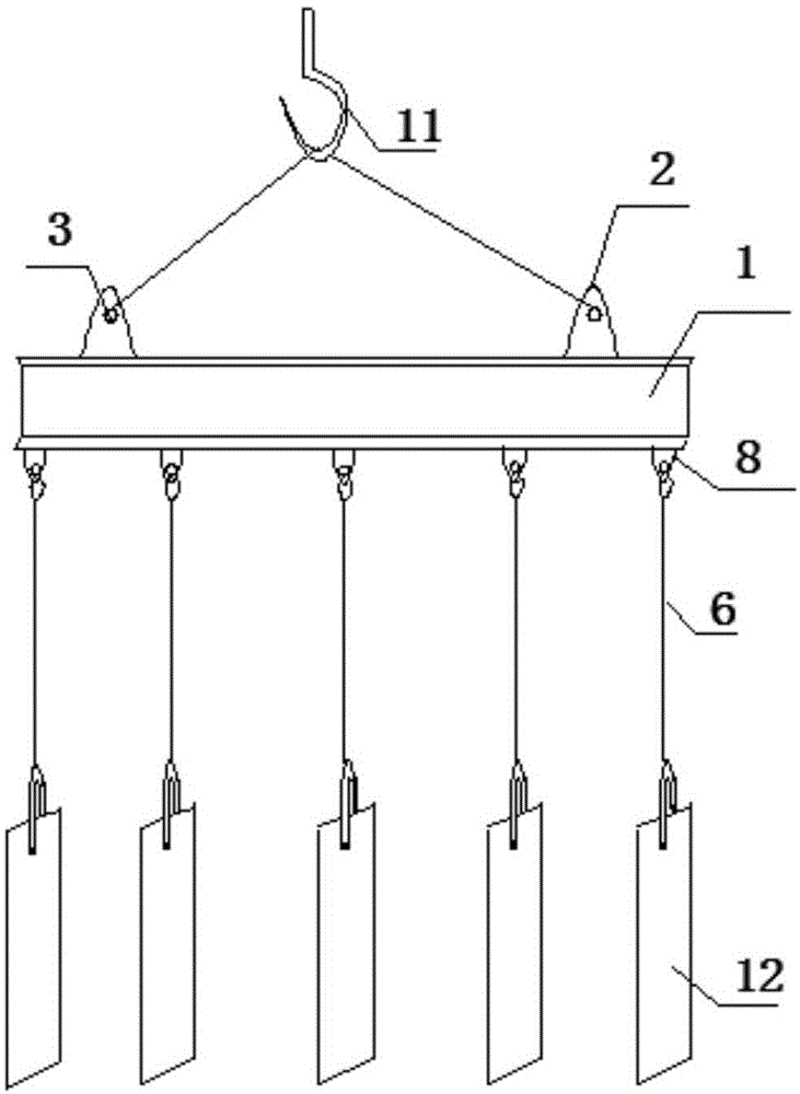 一种电除尘器阳极板专用吊装装置的制作方法