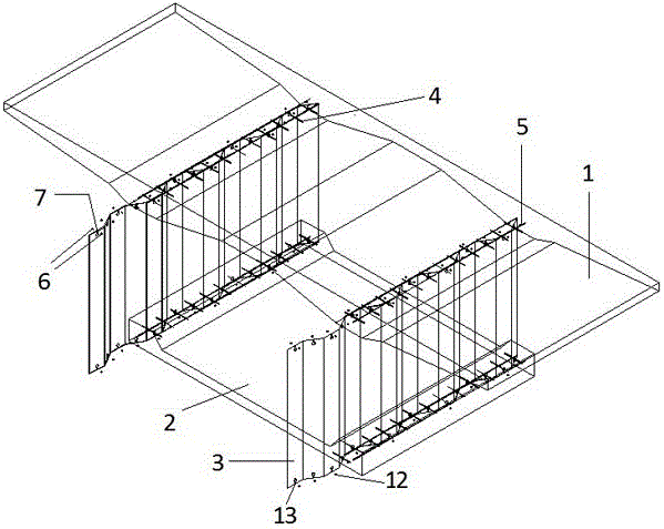 波形钢腹板组合箱梁及该组合箱梁剪力键滑移监测装置的制作方法