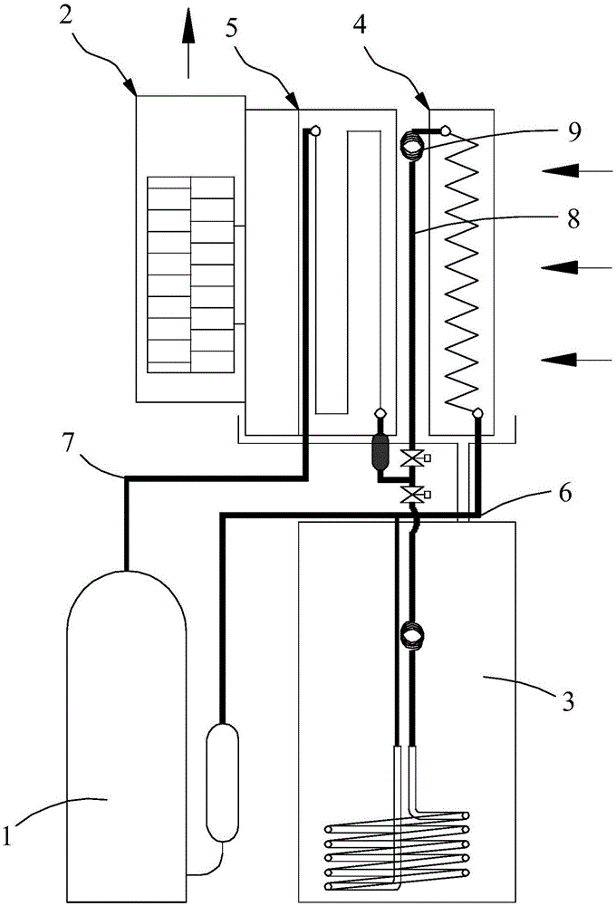 冷凝蒸发装置及空气制水机的制作方法