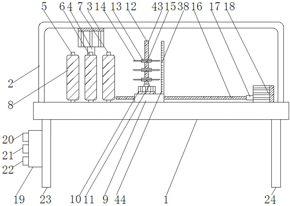 一种服装辅料专用剪切机的制作方法