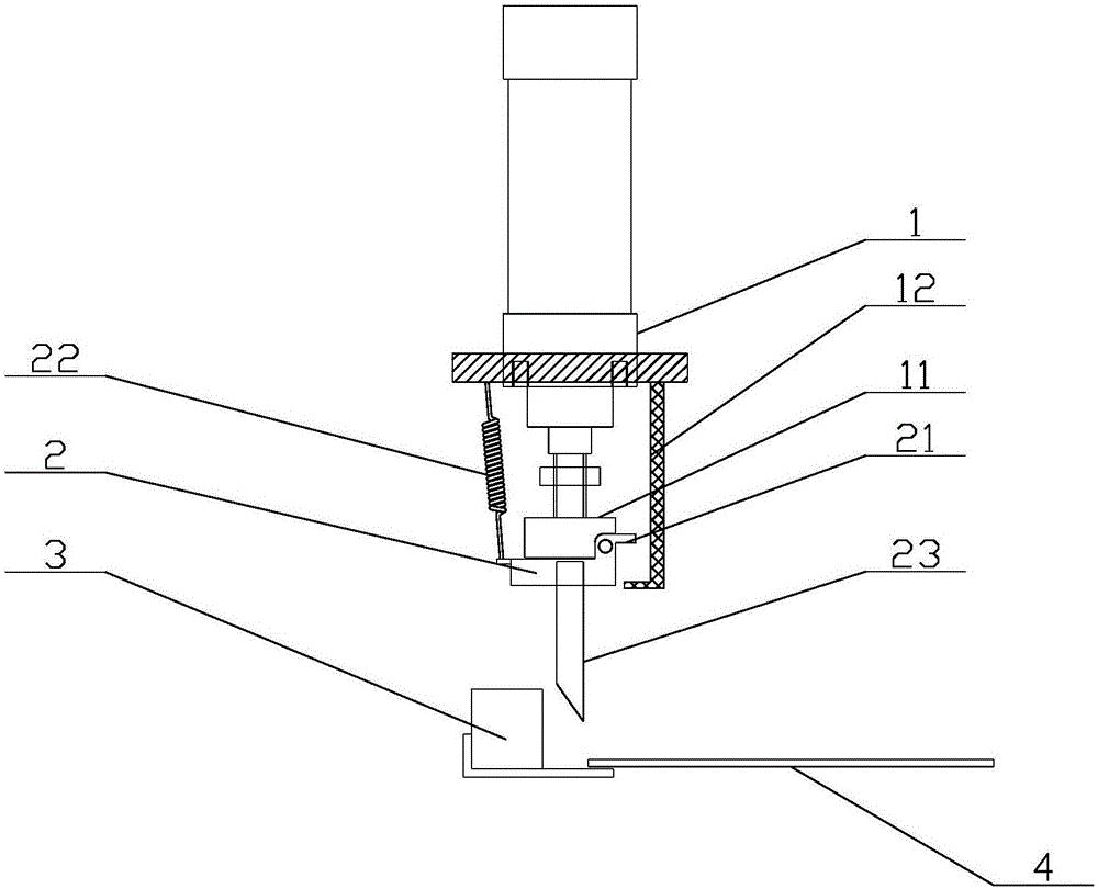 模切机脱料装置的制作方法