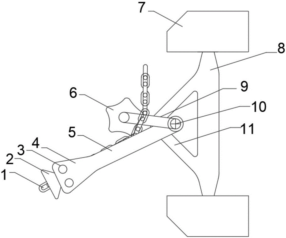 导链滚轮掣链器的制作方法