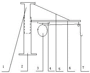 快速吊机固定的制作方法