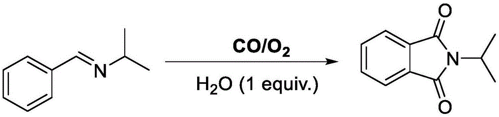 利用亚胺为起始原料一步构建N-异丙基邻苯二甲酰亚胺的方法与流程