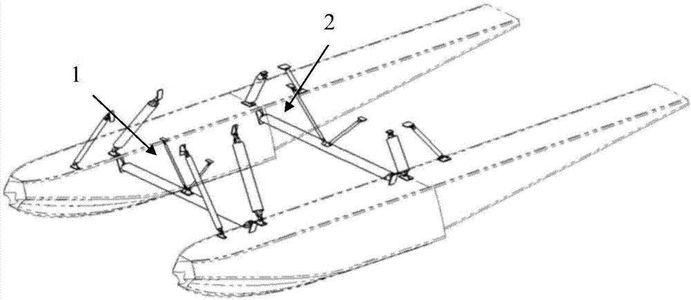 一种水上飞机撑杆结构的制作方法