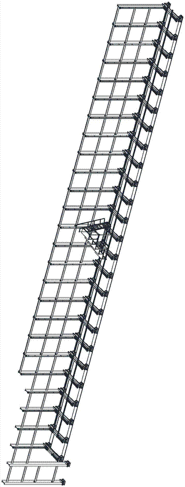 一种扶梯桁架龙门工装的制作方法