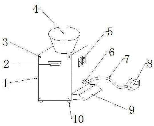 一种用于建筑工地的石块碾碎设备的制作方法