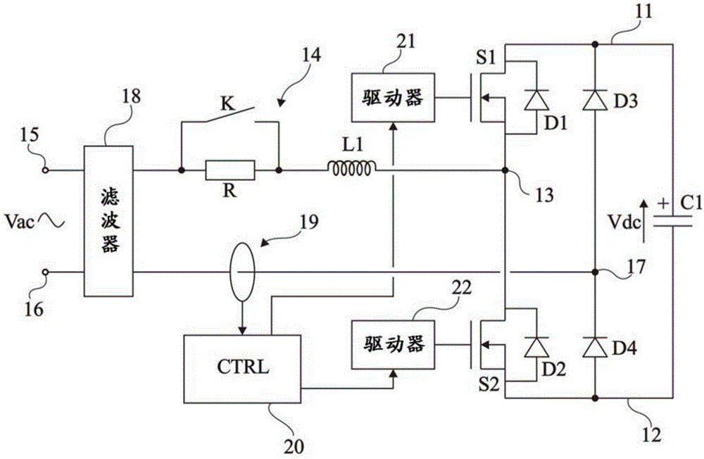 可逆AC-DC和DC-AC三端双向可控硅开关元件变换器的制作方法