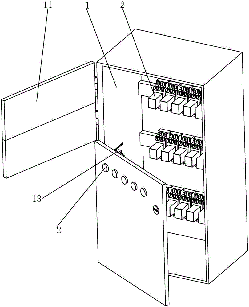 一种配电柜外按钮保险座支架的制作方法