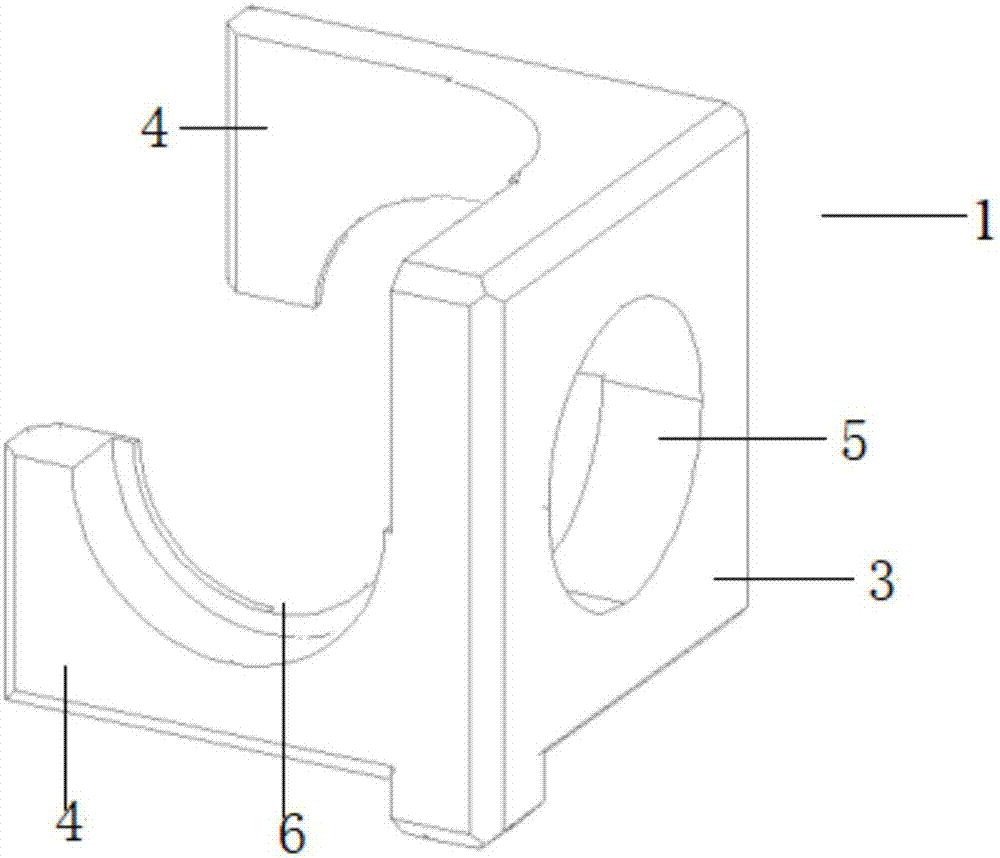 一种立管三通固定夹具的制作方法