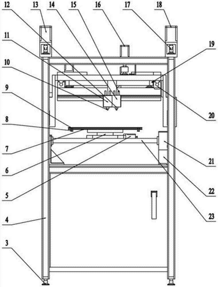 一种基于熔融沉积成型的五轴3D打印设备的制作方法