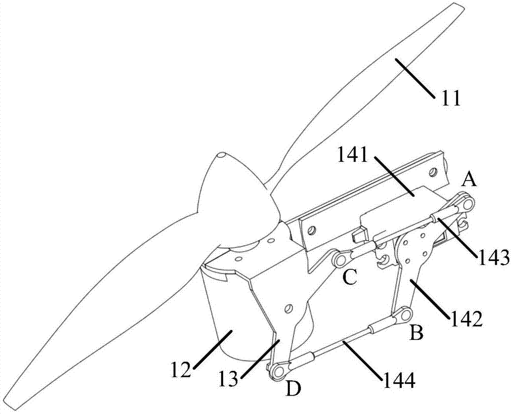 可调螺旋桨和旋翼飞行器的制作方法