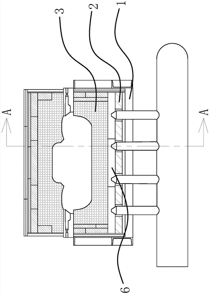 一种锡槽熔窑的风冷装置的制作方法