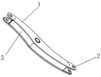 一种装载机摇臂的制作方法