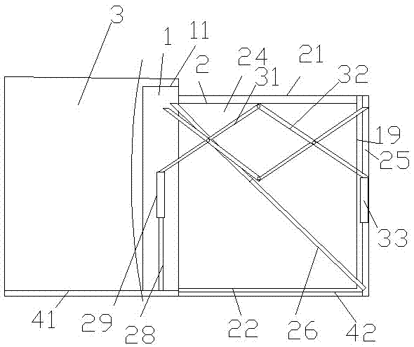 一种电动剪式扩展方舱的制作方法