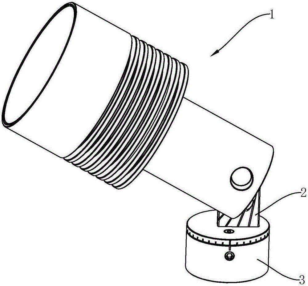 一种建筑立面LED投光灯的制作方法