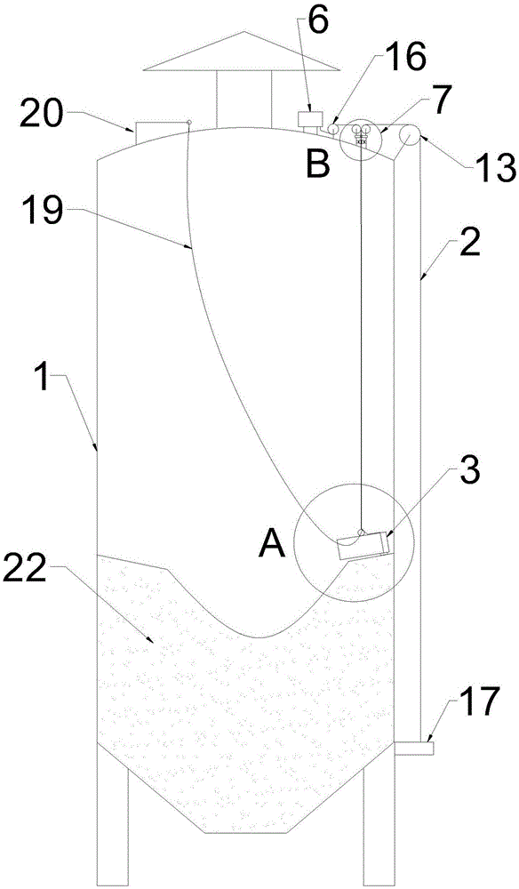 粉煤灰料仓料位检测装置的制作方法