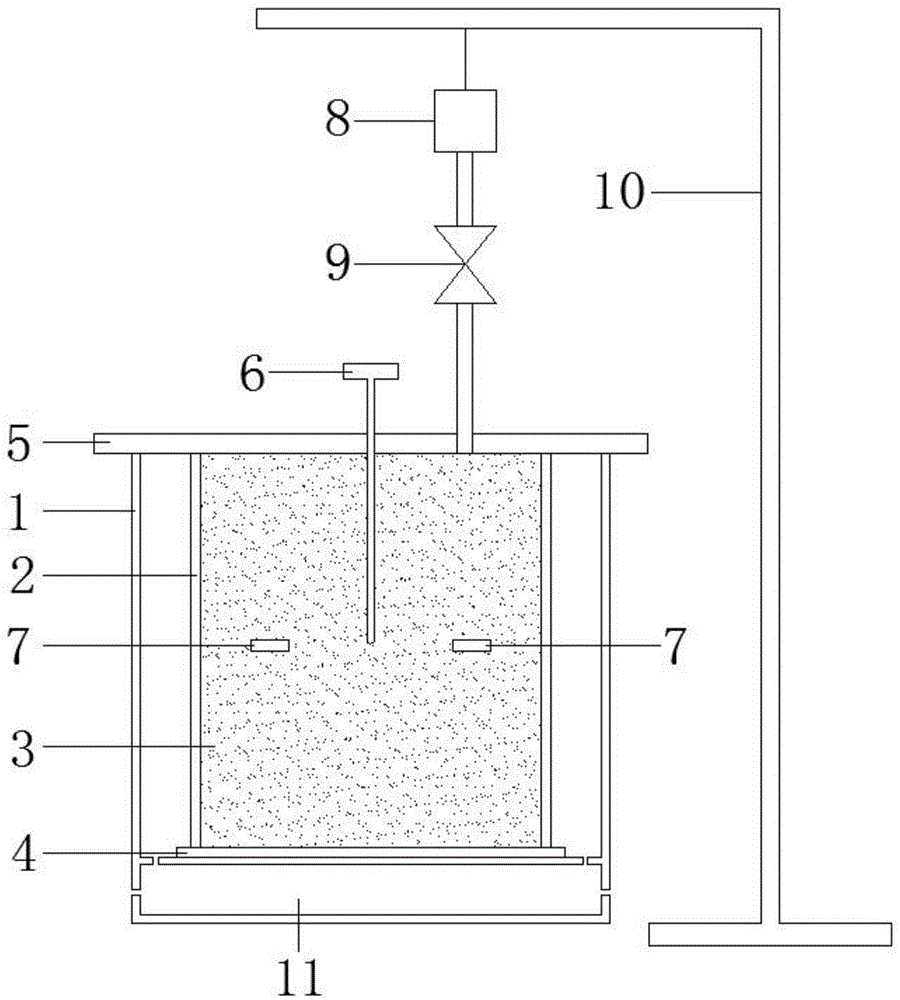 混凝土收缩变形测量装置的制作方法