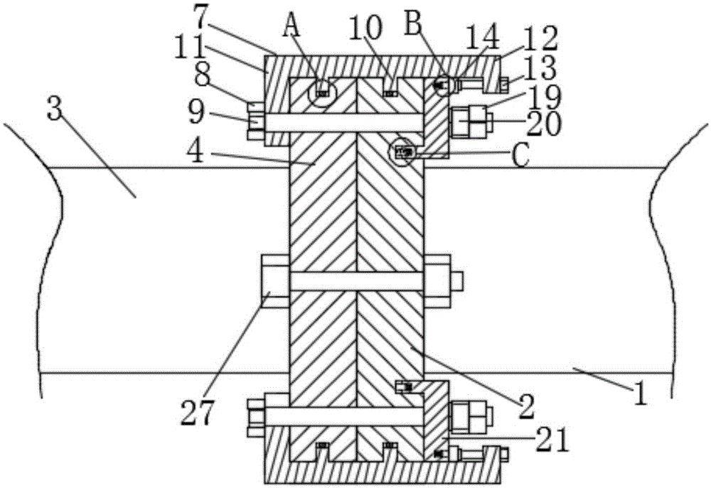 一种钢结构房屋的支撑杆连接结构的制作方法