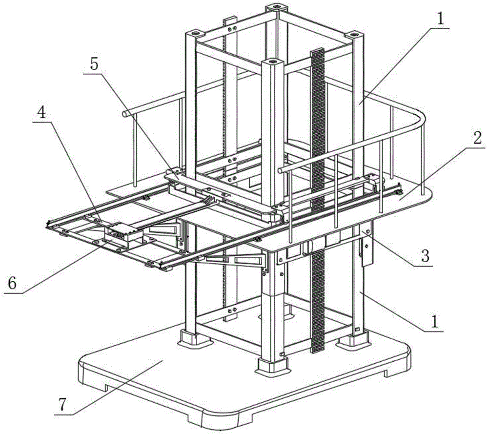 一种自动化建筑钢结构升降作业台的制作方法