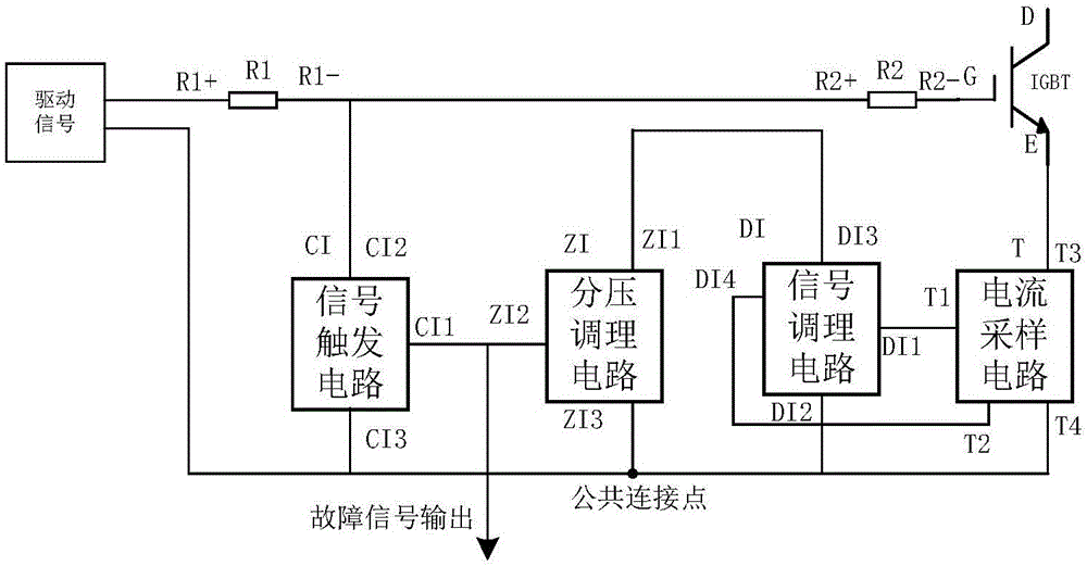 一种逆变器IGBT故障预警及保护电路的制作方法