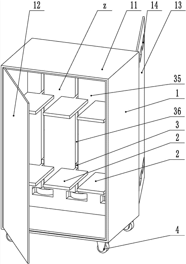 一种中学生物标本储存柜的制作方法