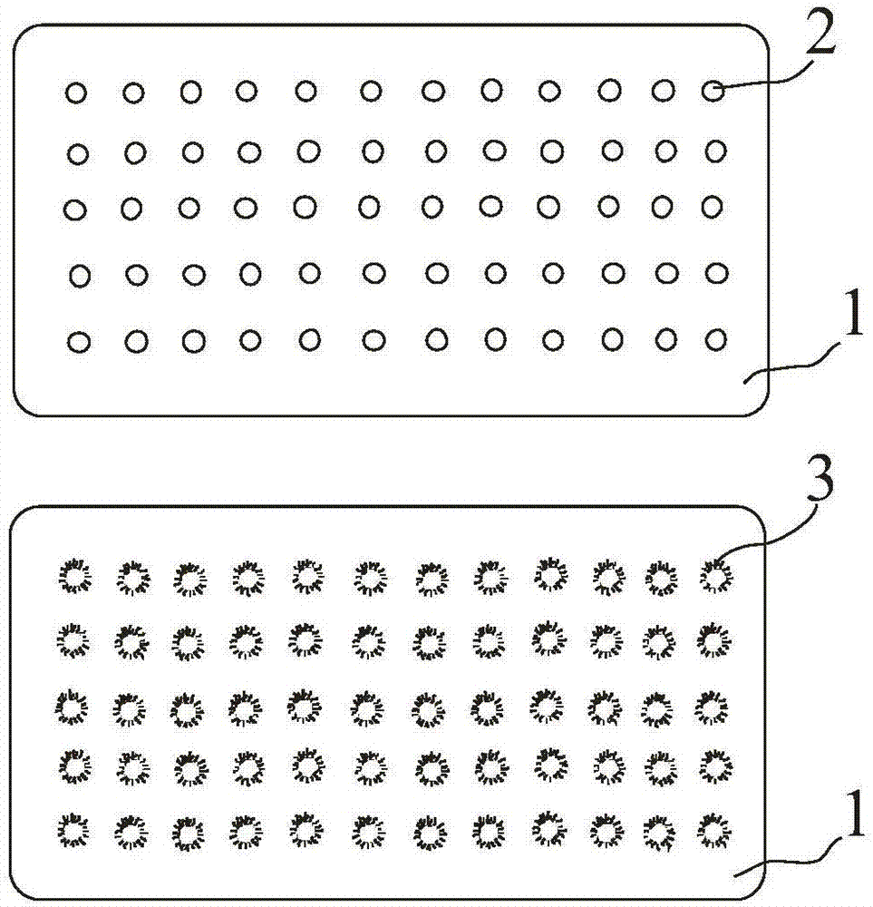 带孔擦拭巾的制作方法