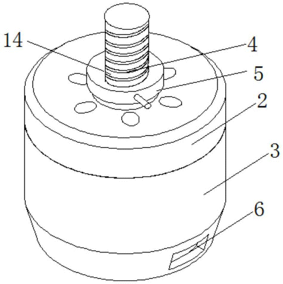 一种用于磨浆机的可降温磨浆装置的制作方法