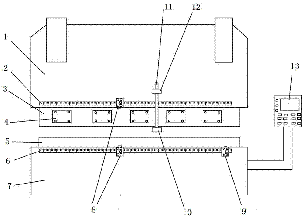 一种数控系统参数在线检测的折弯机的制作方法