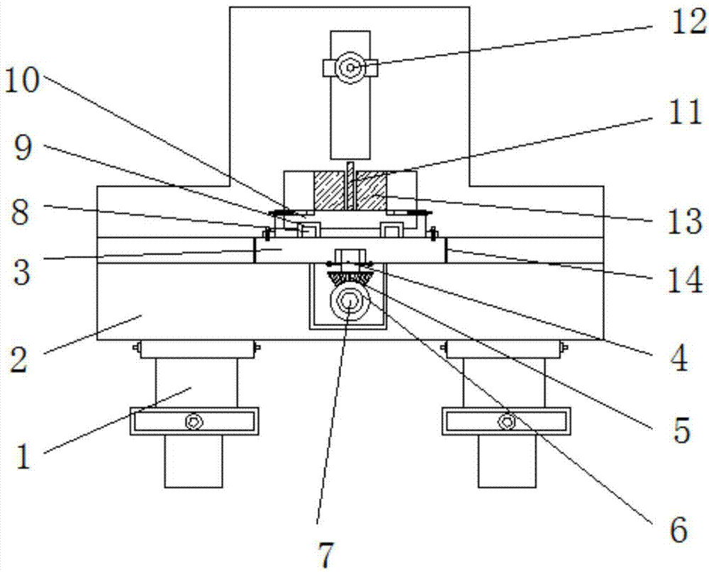 一种锥套圆管无芯对称切槽模具结构的制作方法