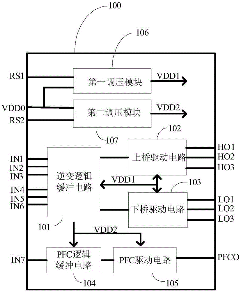 智能功率模块的驱动IC电路、智能功率模块及空调器的制作方法