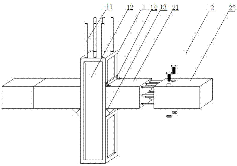 一种用于装配式建筑的抗震预制梁柱节点及其施工方法与流程