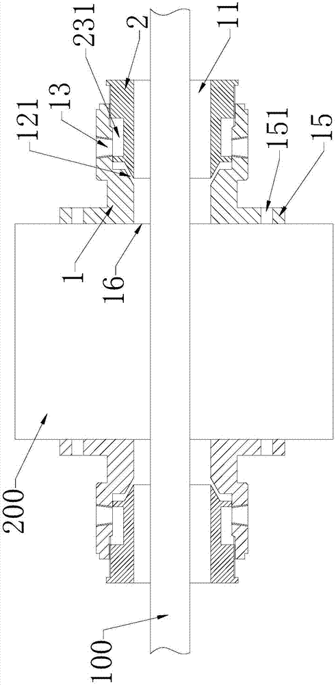 一种铜线生产线冷却箱用密封结构的制作方法