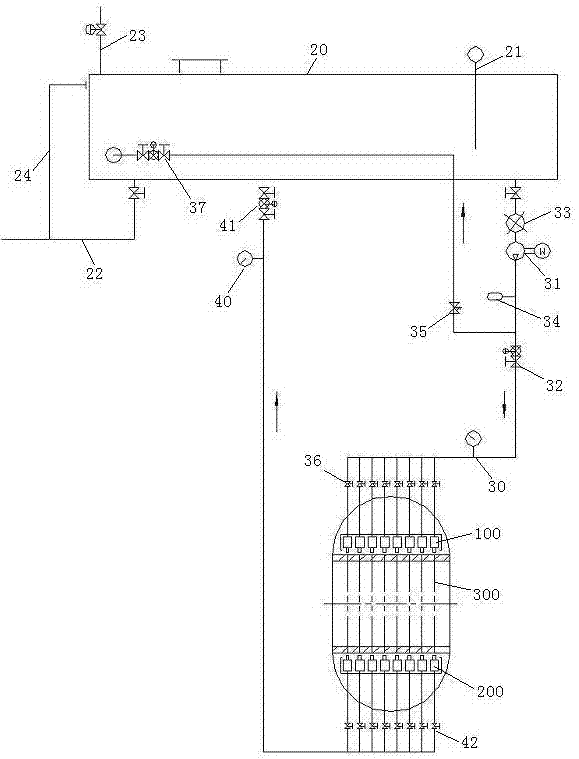 一种循环式电厂凝汽器在线化学清洗方法及系统与流程