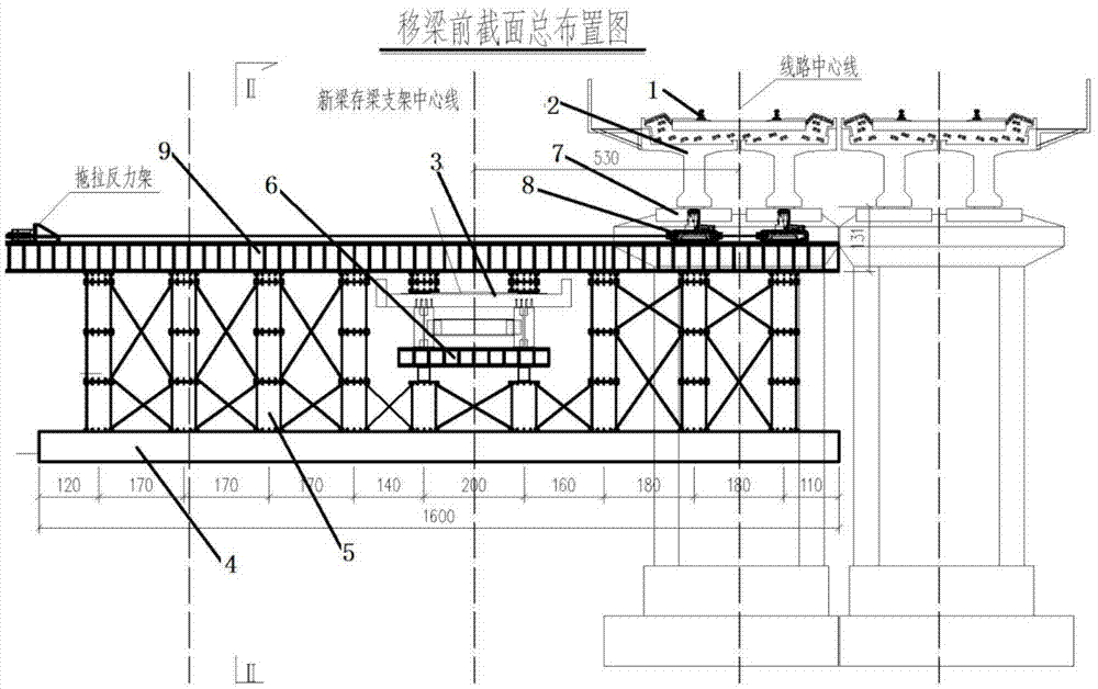 铁路桥梁换梁工艺及换梁系统的制作方法