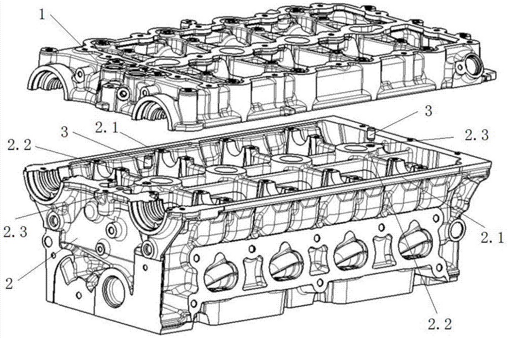 一种汽车发动机凸轮轴盖的中置式装配定位结构的制作方法