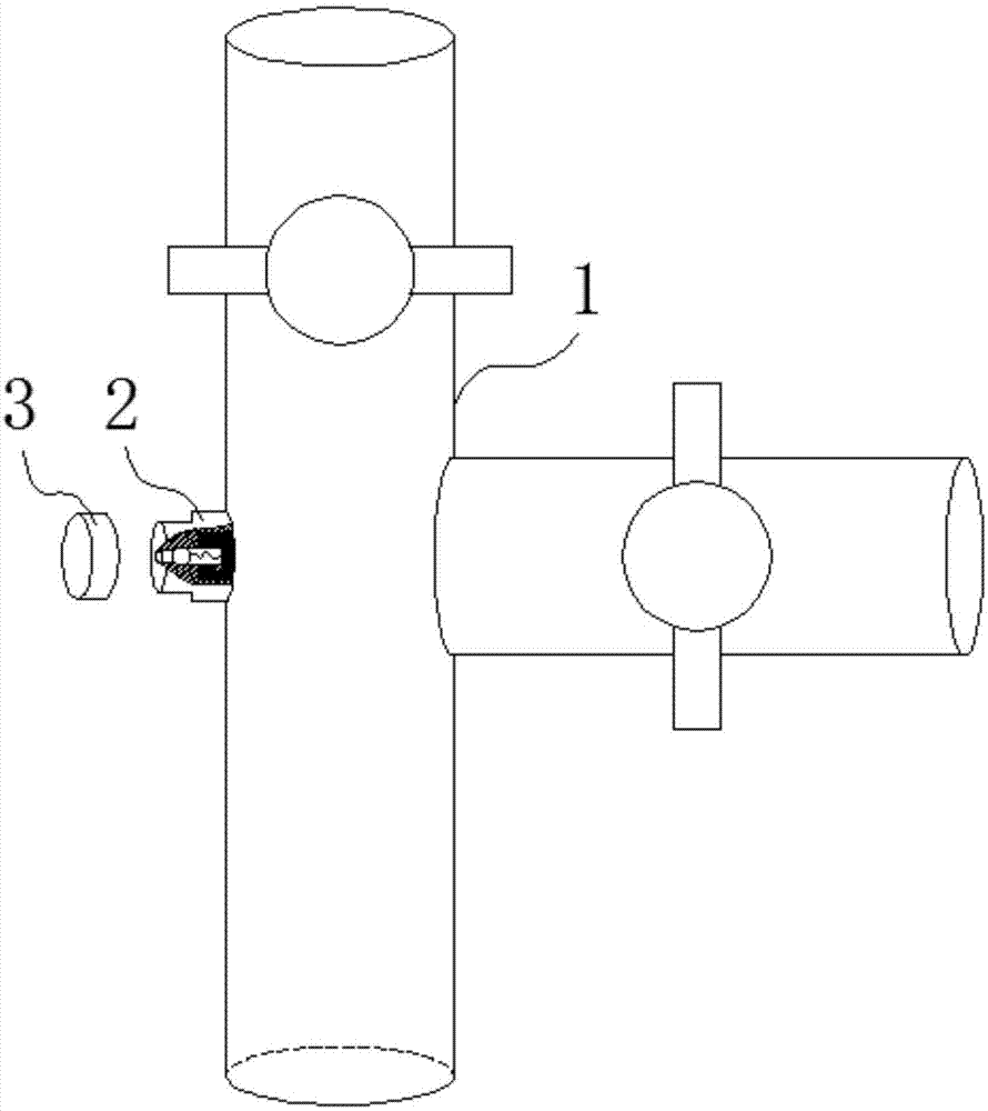 一种改进型燃气管的三通接头的制作方法
