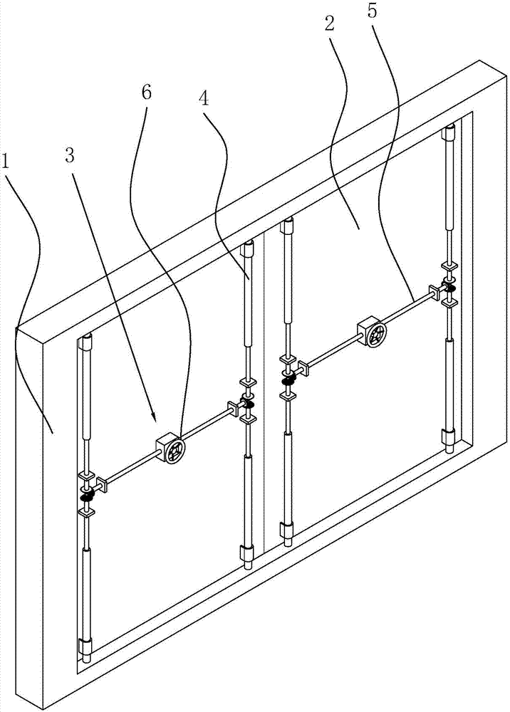 一种钢结构降落式防护密闭门的制作方法