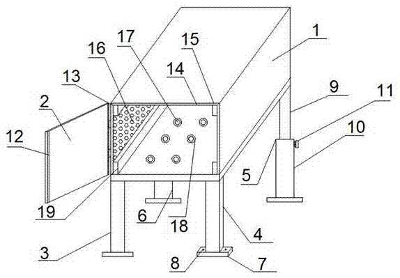 一种适用于彩钢瓦屋顶面的汇流箱支架的制作方法