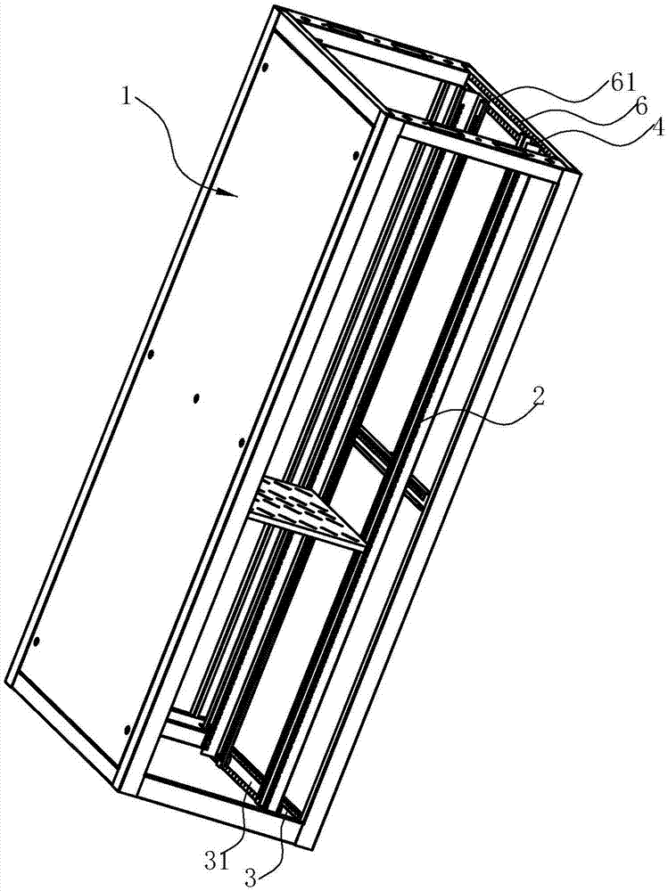 一种内立柱可移动的网络机柜的制作方法