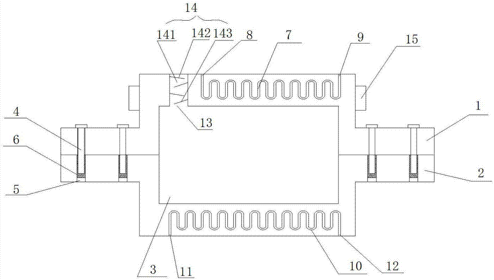 一种新型电子仓灌封模具的制作方法