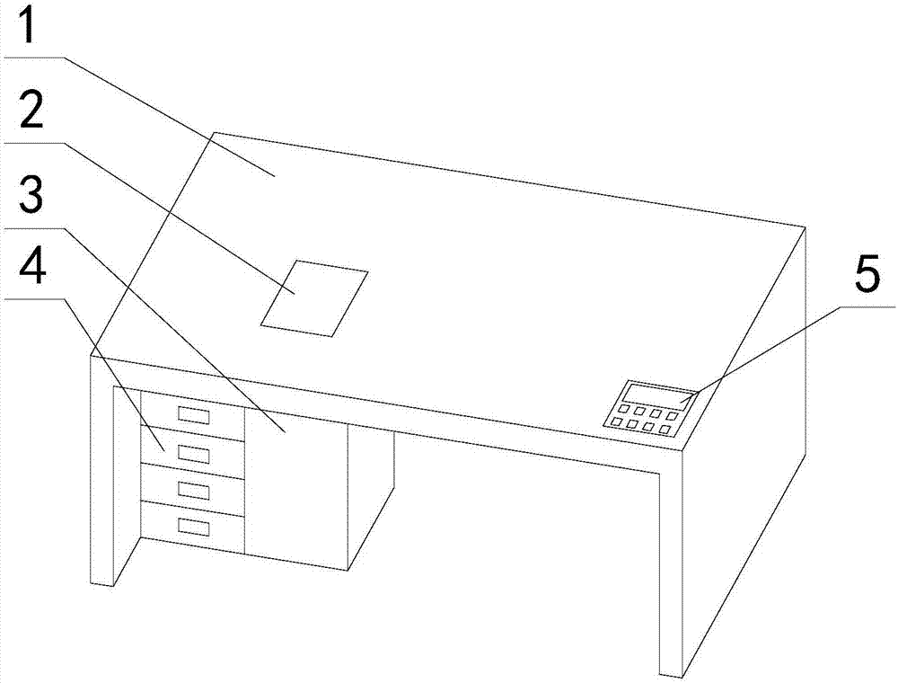 一种办公桌的制作方法